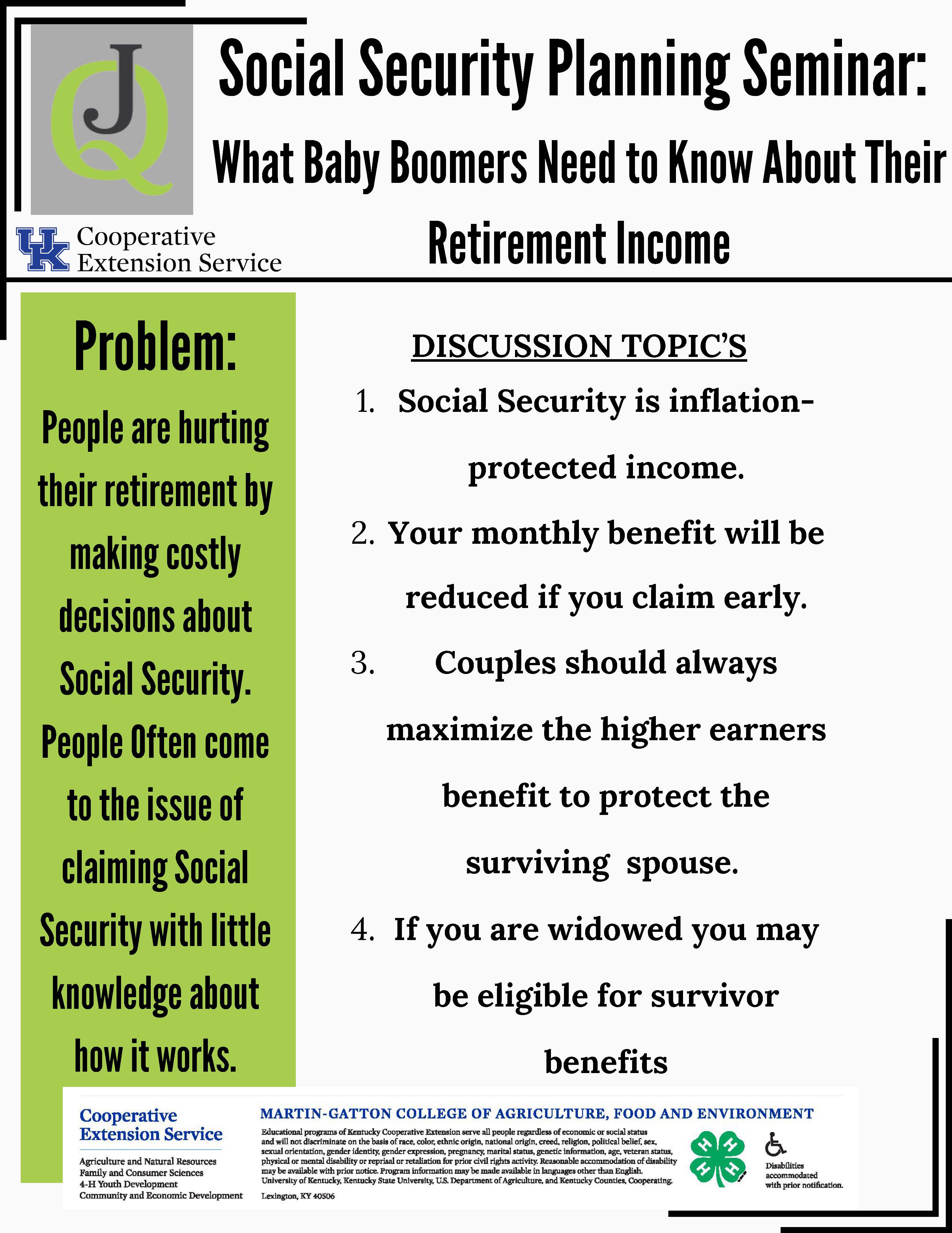 Social Security Planning Seminar- 5_27 7_15 11_25