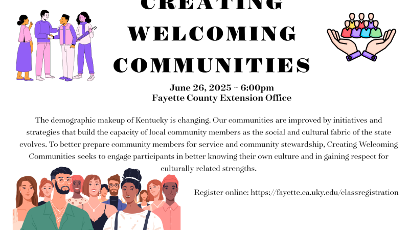 Creating Welcoming Communities